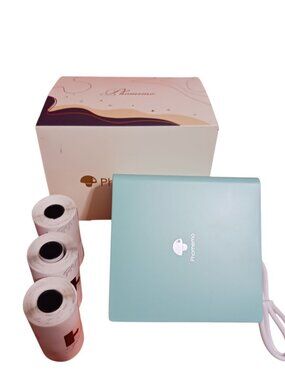 Phomemo M02 Bluetooth Mini Printer With Thermal Paper Rolls Portable & Wireless